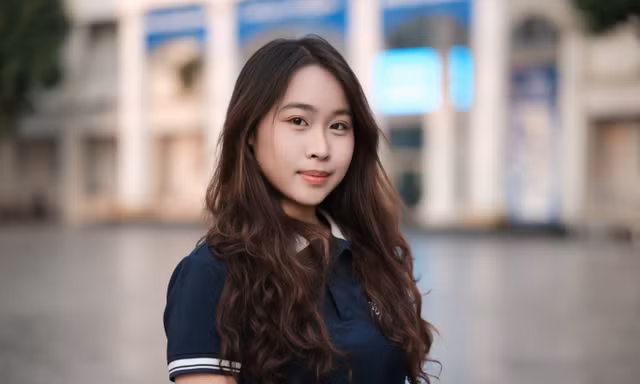  Lê Tú Ngân, sinh viên năm 3 Khoa Ngôn ngữ và Văn hóa Ả Rập, Trường Đại học Ngoại ngữ, Đại học Quốc gia Hà Nội.