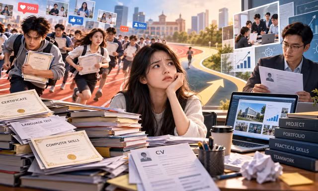Cuộc đua chứng chỉ của sinh viên: Áp lực tích lũy hay tâm lý lo sợ thất nghiệp?