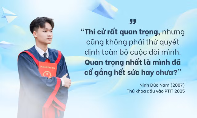 Thủ khoa PTIT chia sẻ điều quan trọng nhất trước kỳ thi THPT: ‘Đừng để áp lực làm rối những gì mình đã học’ 