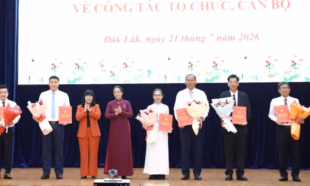 Đắk Lắk điều động, luân chuyển, bổ nhiệm nhiều cán bộ lãnh đạo