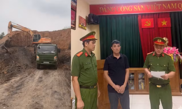 Phú Thọ: Khởi tố một giám đốc doanh nghiệp vi phạm về khai thác đất san lấp 