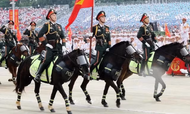 Lạng Sơn lần đầu diễu hành Kỵ binh dịp Quốc khánh