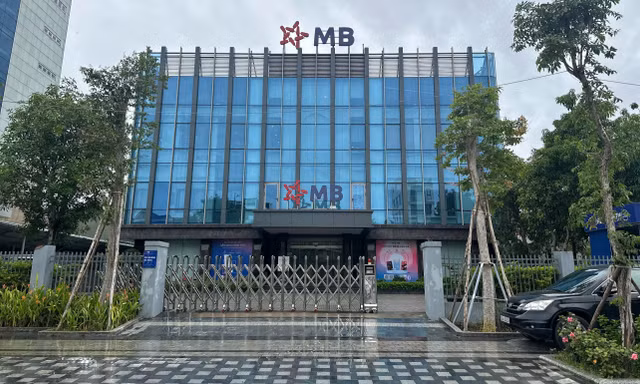 Điểm giao dịch Ngân hàng MB chi nhánh tại Hà Tĩnh.