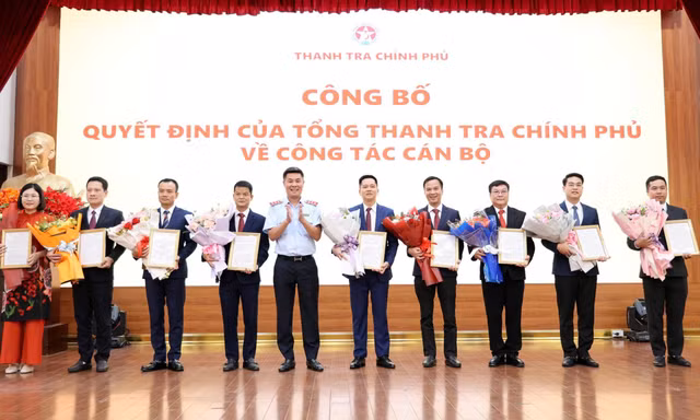 Thanh tra Chính phủ tiếp nhận 9 sĩ quan Công an Nhân dân biệt phái