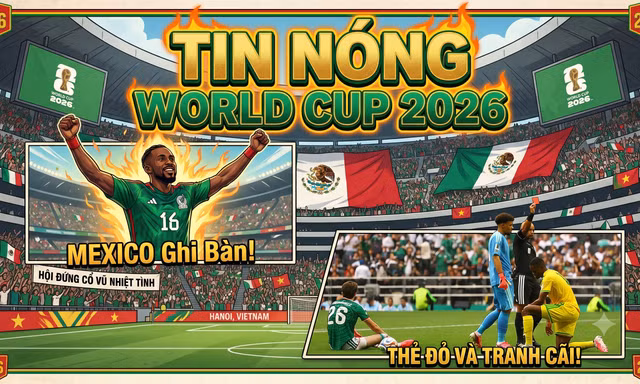 TIN NÓNG WORLD CUP 2026: Mexico hạ gục Nam Phi 2-0, trận khai mạc gây tranh cãi nhất lịch sử!