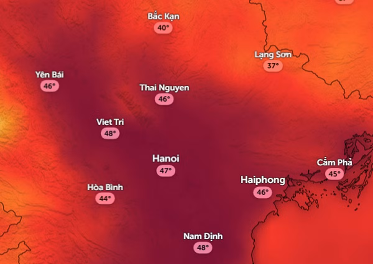 Hà Nội vẫn nắng nóng trong ngày 14/8 trước khi thời tiết thay đổi