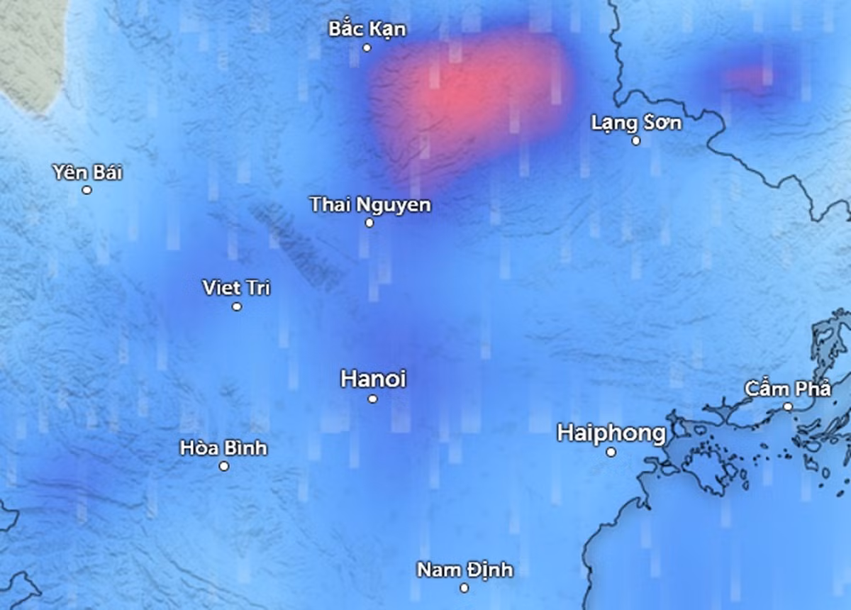 Hà Nội được dự báo tiếp tục có mưa trong ngày 24/7.