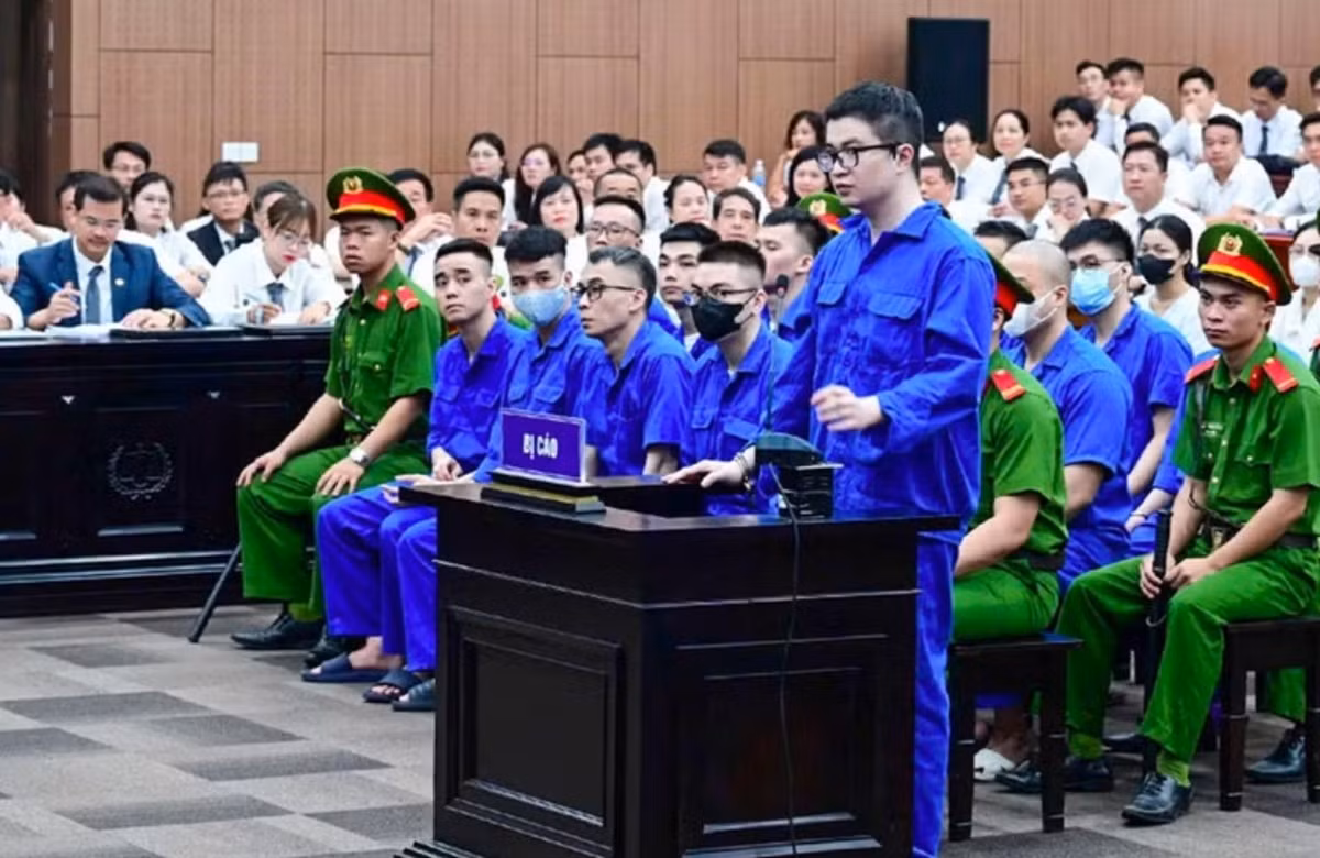 Phó Đức Nam, người có biệt danh Mr Pips, tại phiên tòa