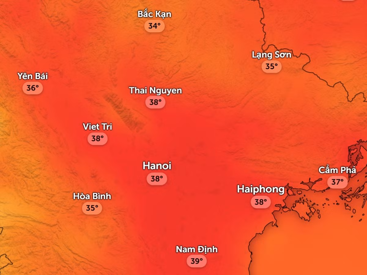 Hà Nội có nhiều ngày nắng với nhiệt độ duy trì ở mức cao trong tuần này