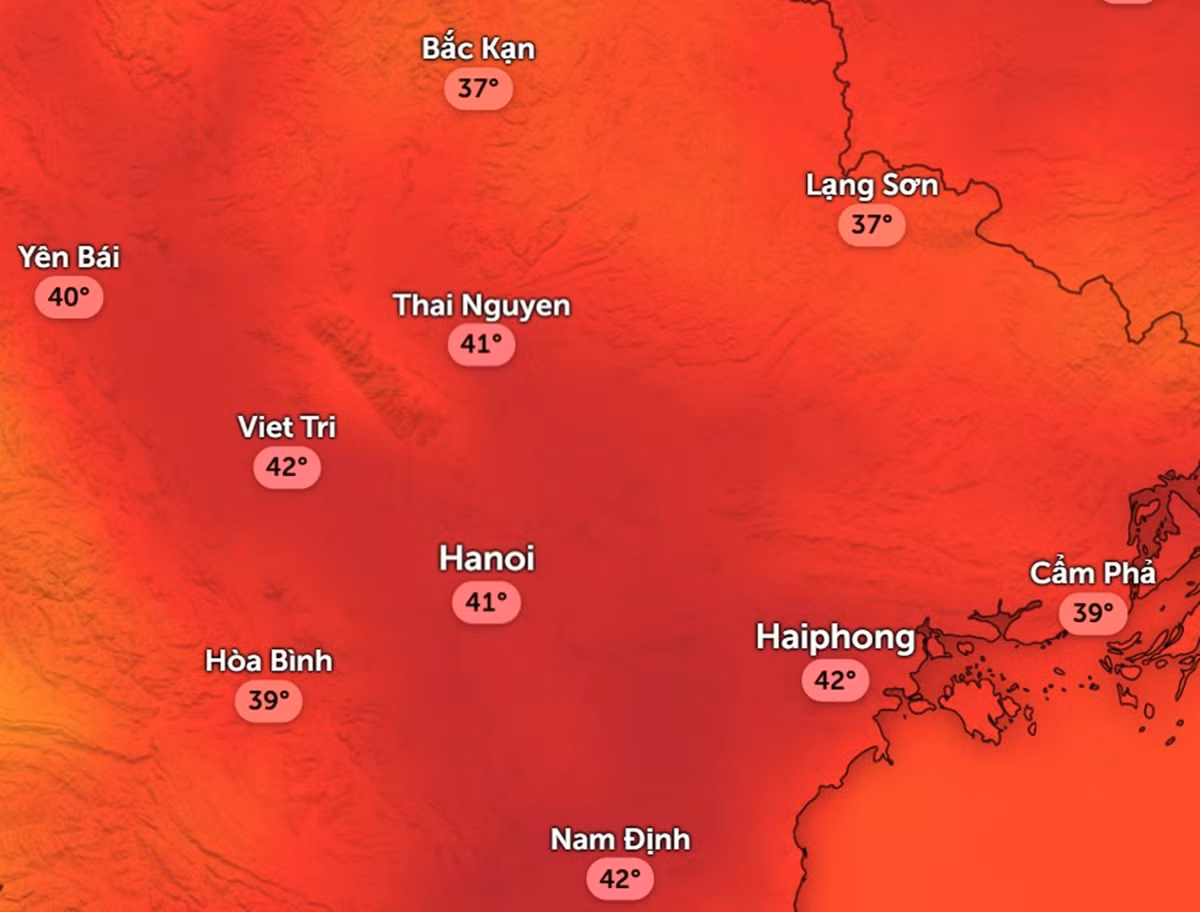 Hà Nội nắng trở lại vào ngày 26/7 sau mưa dông