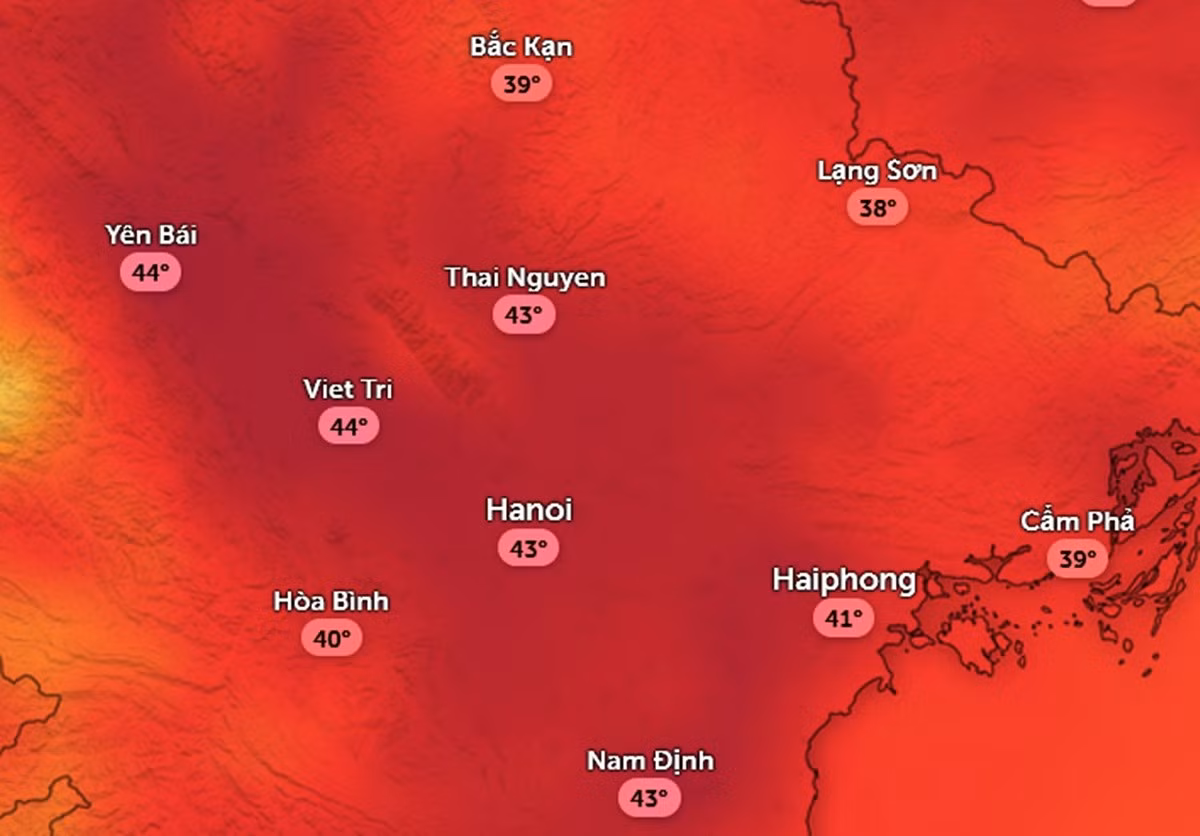 Hà Nội tiếp tục oi nóng, có thể xuất hiện mưa rào cục bộ.
