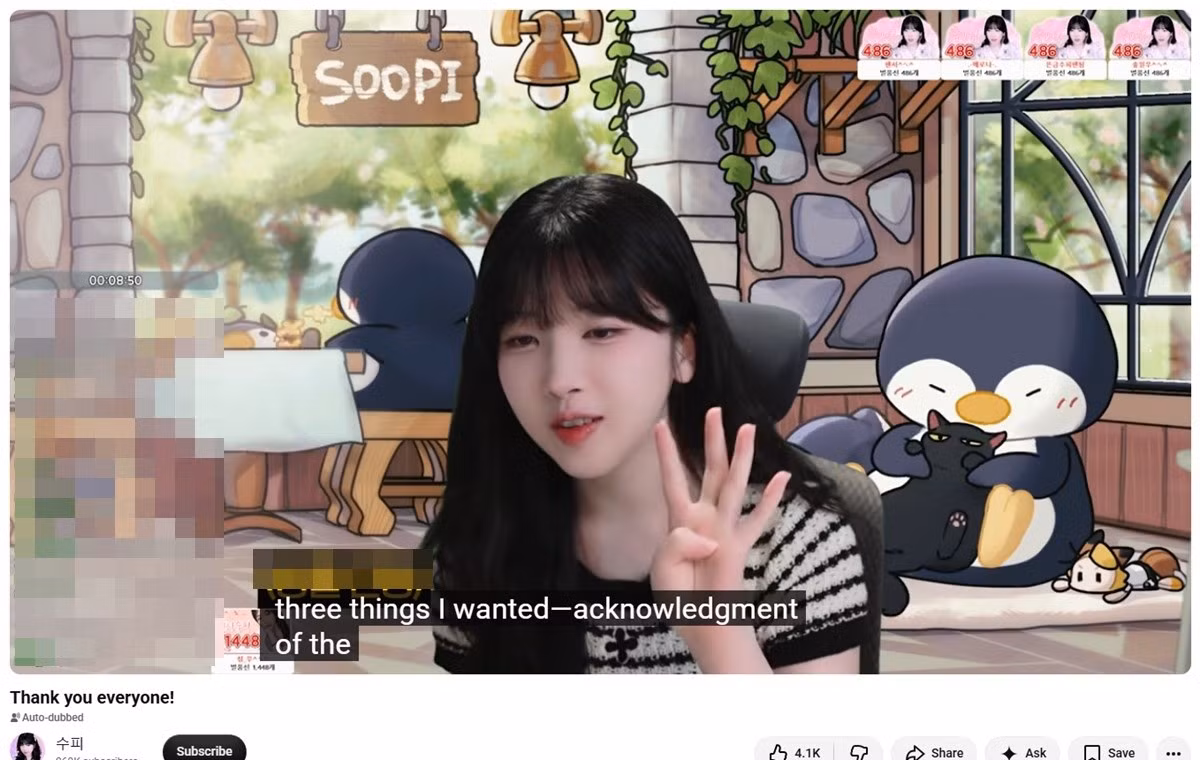 Soopi chia sẻ suy nghĩ về các tuyển thủ Việt Nam trong livestream
