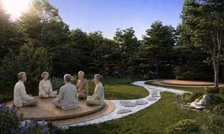 Vườn thiền trị liệu 5 giác quan kiến tạo chuẩn sống wellness khác biệt tại Lynn Times Onsen Retreat Nam Hà Nội