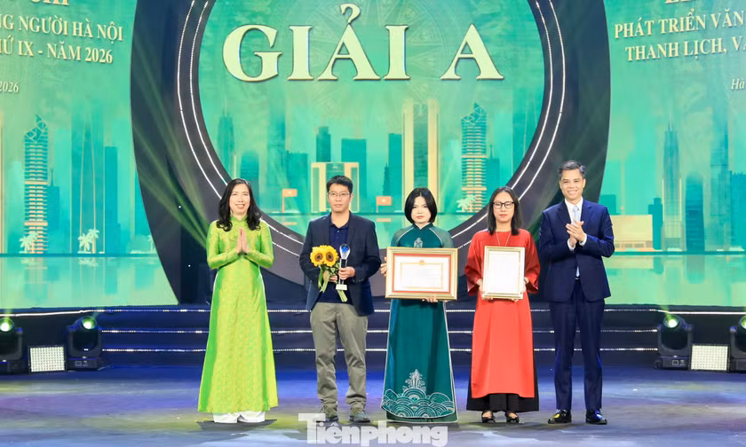 Báo Tiền Phong đoạt giải A Giải Báo chí Văn hóa Hà Nội 2026