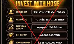 Giả mạo sở giao dịch chứng khoán dụ dỗ đầu tư lợi nhuận 1.600%