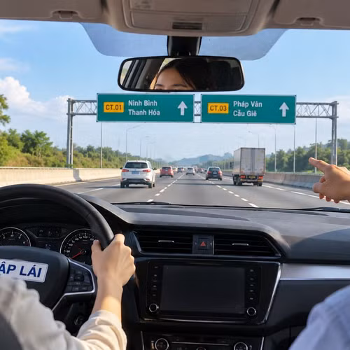 Xe tập lái trên cao tốc: Đánh cược sinh mạng vào những 'tay lái non'