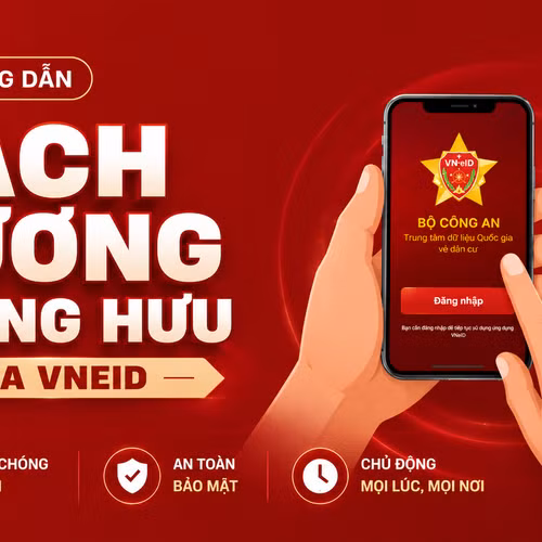 Cách hưởng lương hưu qua VNeID