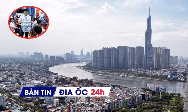 Địa ốc 24H: Đấu giá đất xã ven Hà Nội bình quân 3,5 tỷ đồng/lô; giá nhà liền thổ TPHCM giảm