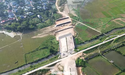 Cận cảnh tuyến đường hơn 4 km ở Phú Thọ thi công 4 năm chưa xong