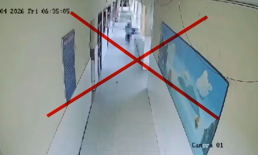 Video lan truyền học sinh cầm hung khí vào một trường học ở phường Bà Rịa là sai sự thật